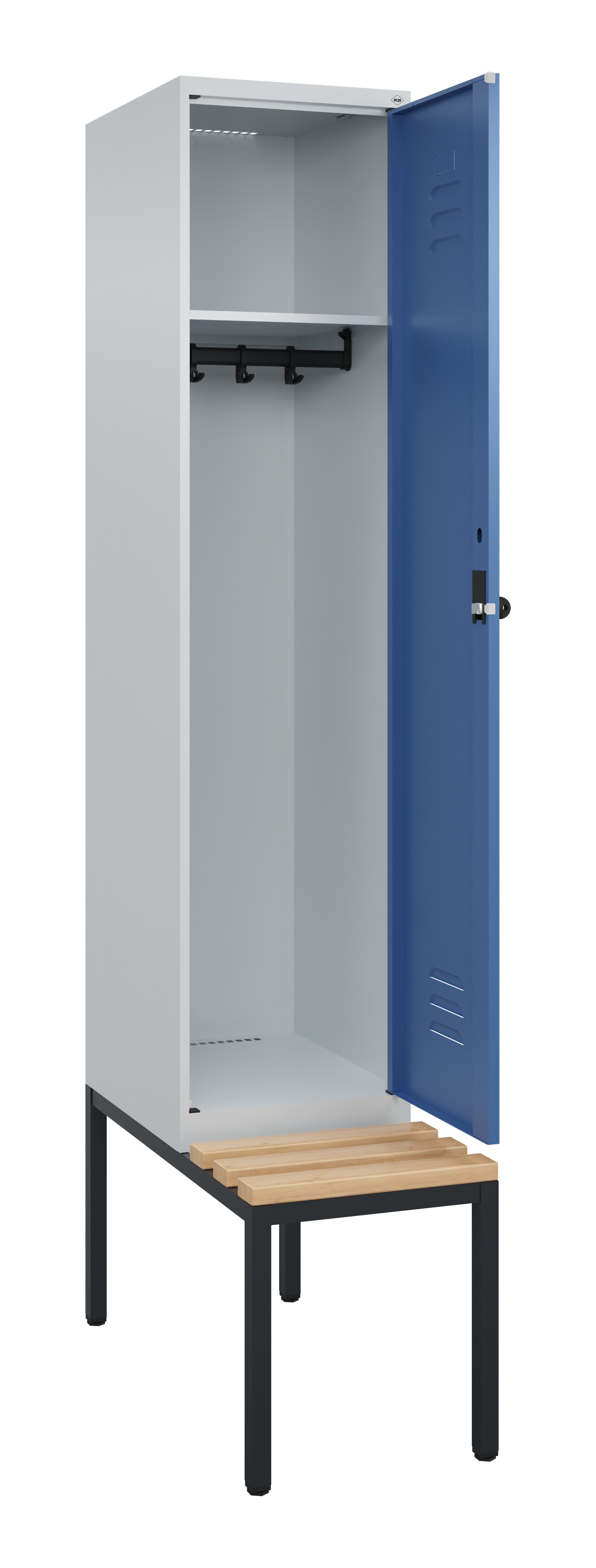 Spind Classic Plus, Bank, 1 Abteil, 2120x400x815mm