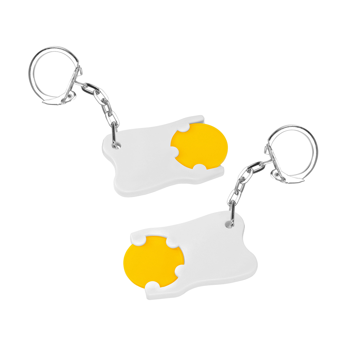 Chiphalter mit 1€-Chip Zahn Chiphalter mit 1€-Chip Zahn