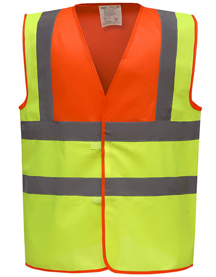 YOKO Hi-Vis 2 Bands & Braces Waistcoat YOKO Hi-Vis 2 Bands & Braces Waistcoat