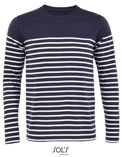 SOL´S Men´s Long Sleeve Striped T-Shirt Matelot SOL´S Men´s Long Sleeve Striped T-Shirt Matelot