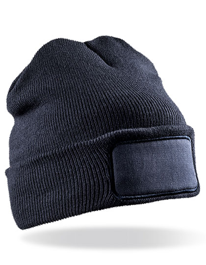 Result Winter Essentials Double Knit Printers Beanie Result Winter Essentials Double Knit Printers Beanie