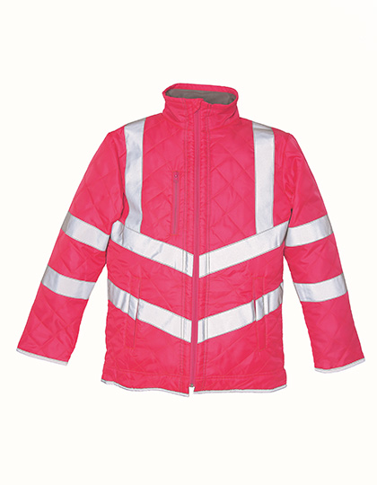 YOKO Hi-Vis Kensington Jacket With Fleece Lining YOKO Hi-Vis Kensington Jacket With Fleece Lining