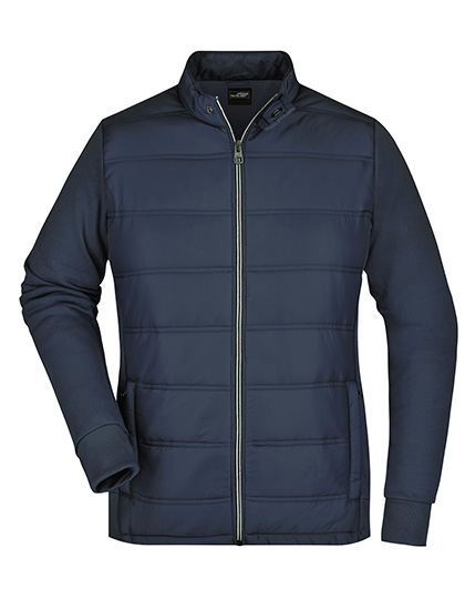 James&Nicholson Ladies´ Hybrid Sweat Jacket James&Nicholson Ladies´ Hybrid Sweat Jacket