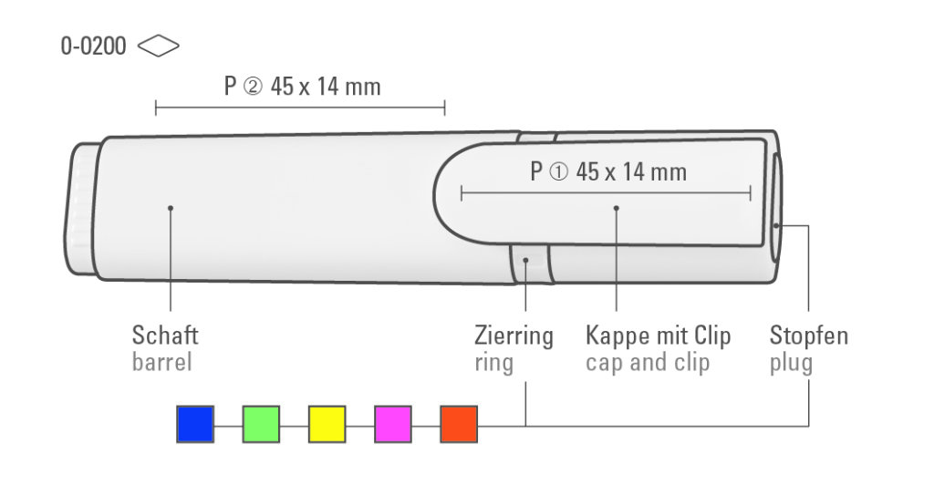 TEXTMARKER 2er SET Textmarker