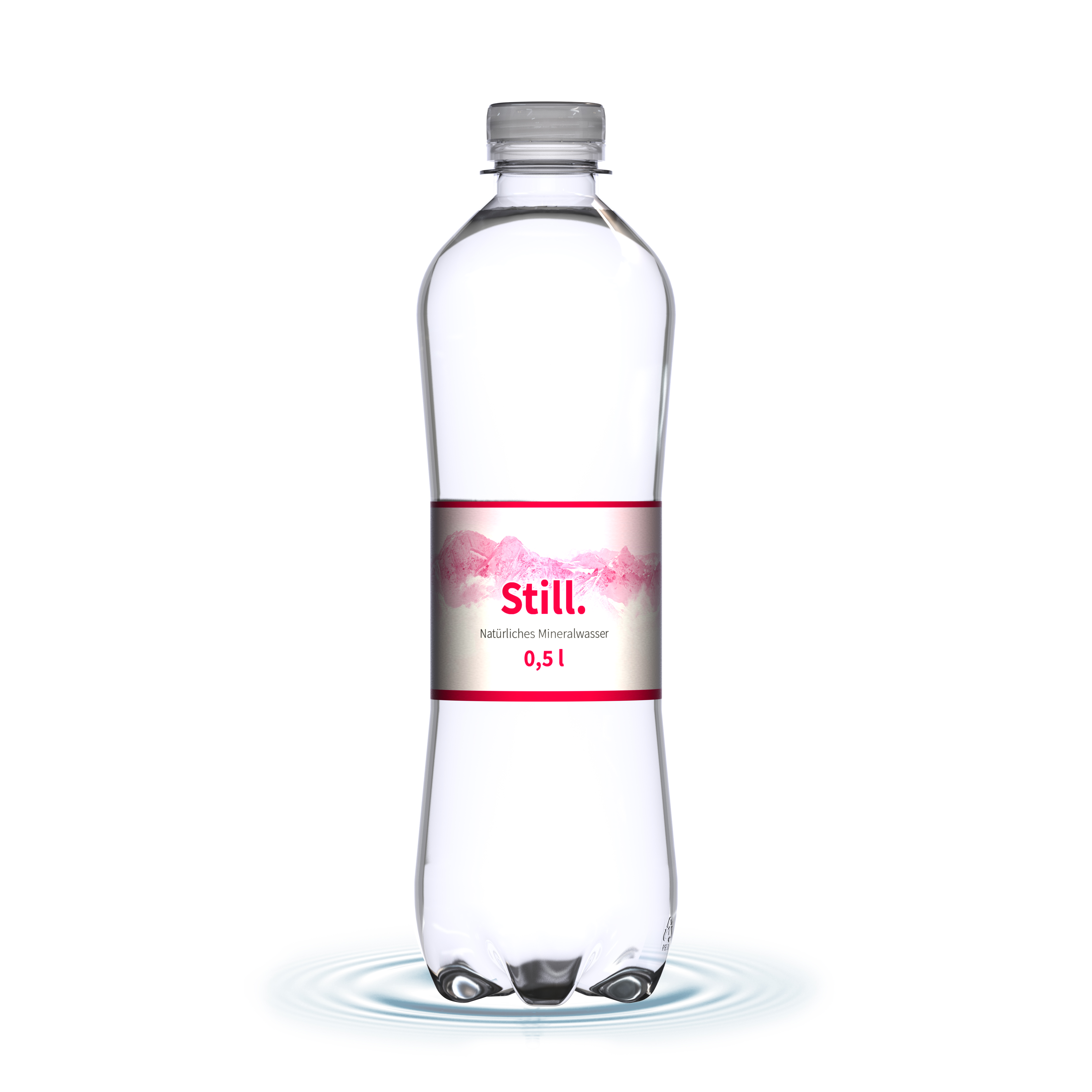 500 ml Mineralwasser still (Flasche Slimline) - Smart Label