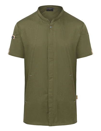 Karlowsky Kurzarm Kochjacke Green-Generation
