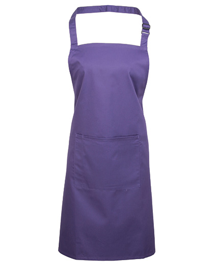 Premier Workwear Colours Collection Bib Apron With Pocket