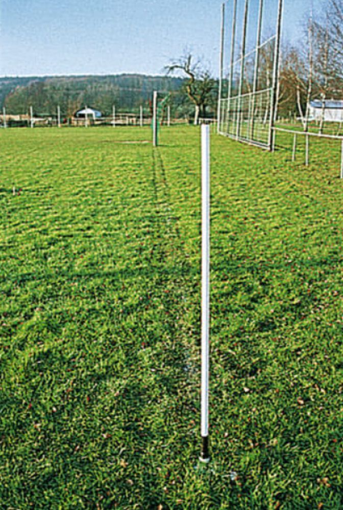 Grenzstange mit Knickgelenk weiß Grenzstange mit Knickgelenk weiß