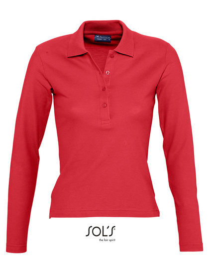 SOL´S Women´s Long Sleeve Polo Podium