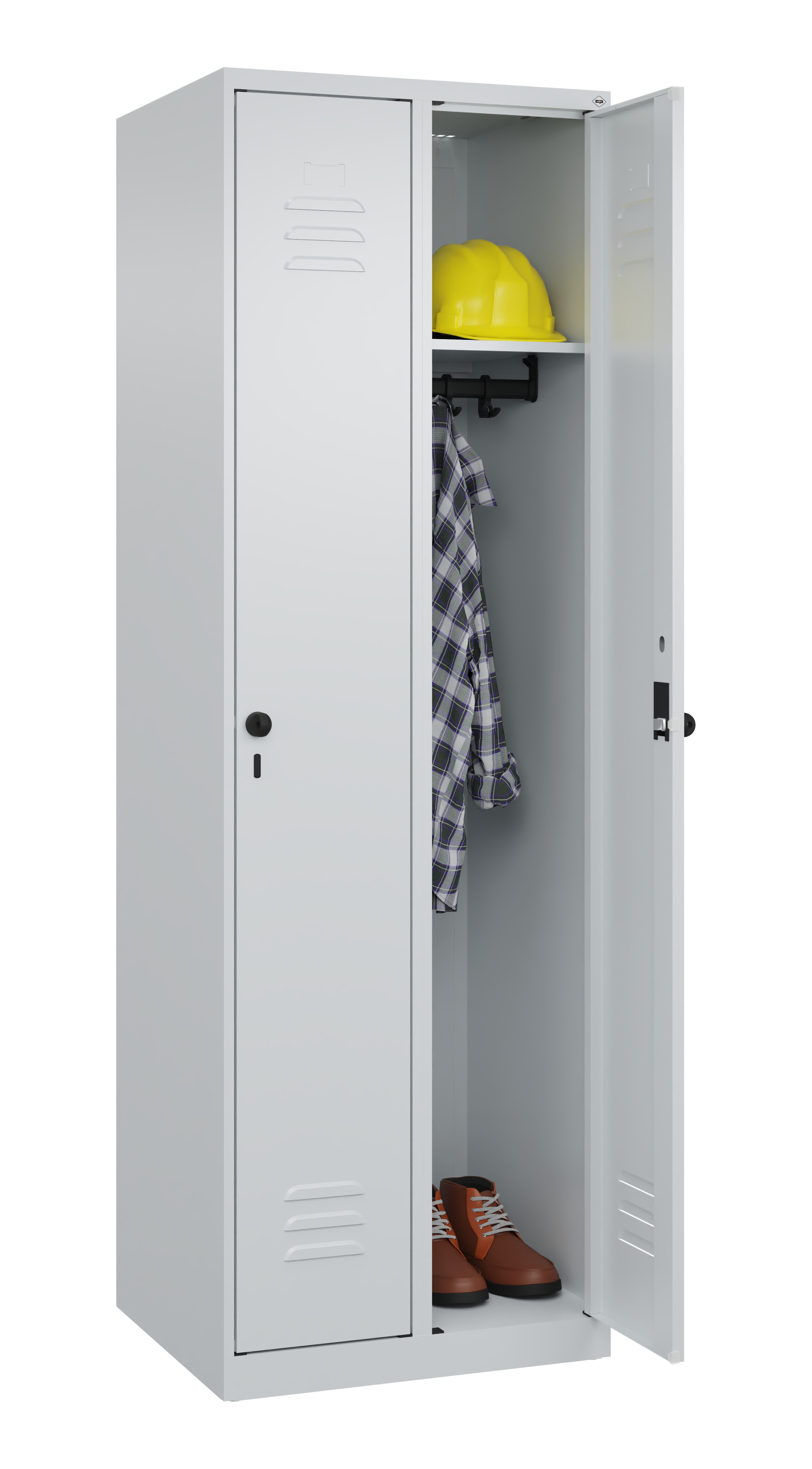 Spind Classic Plus, 2 Abteile, 1850x600x500mm Spind Classic Plus, 2 Abteile, 1850x600x500mm