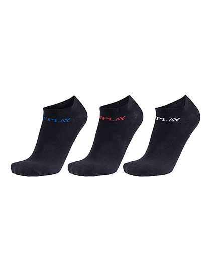 Replay In Liner Socks (3 Pair Banderole) Replay In Liner Socks (3 Pair Banderole)