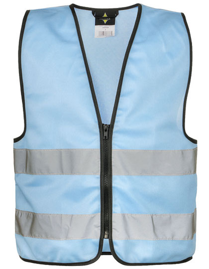 Korntex Kids´ Hi-Vis Safety Vest With Front Zipper Aalborg