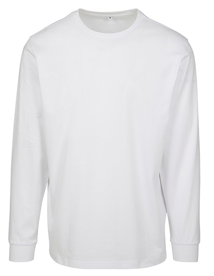 Build Your Brand Long Sleeve Tee With Cuffrib