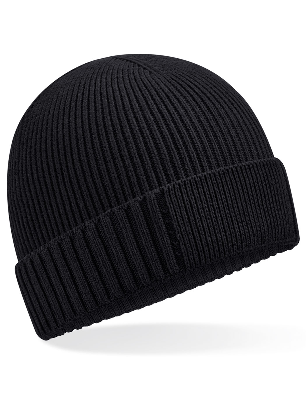 Beechfield Organic Cotton Engineered Patch Beanie Beechfield Organic Cotton Engineered Patch Beanie