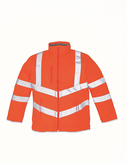 YOKO Hi-Vis Kensington Jacket With Fleece Lining YOKO Hi-Vis Kensington Jacket With Fleece Lining