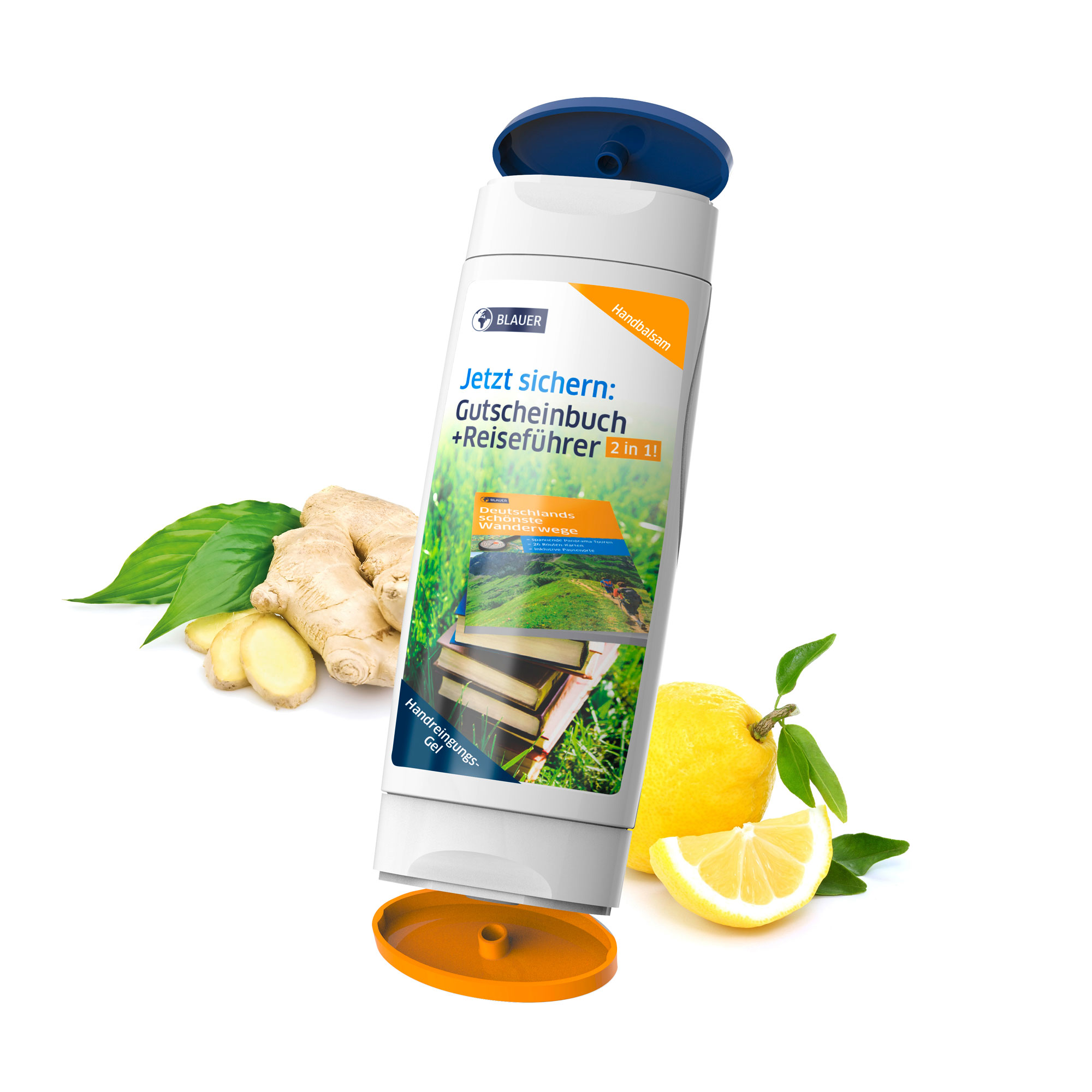 DuoPack 10: Handbalsam Ingwer-Limette + Handreinigungsgel (Body Label 2 x 50 ml)