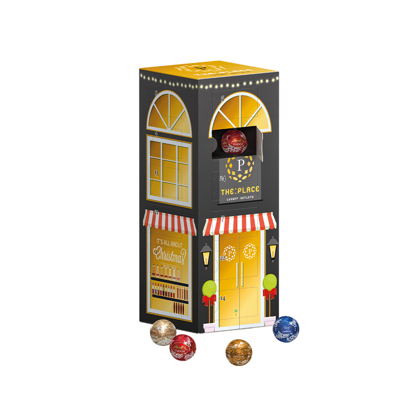 Minikugel Tower Adventskalender LINDOR Lindt Mini Kugeln Minikugel Tower Adventskalender LINDOR Lindt Mini Kugeln