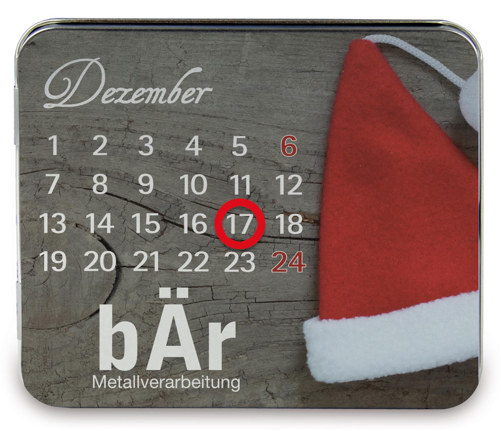 Adventskalender-Dose