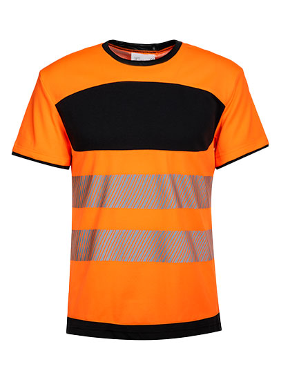 Korntex EOS Hi-Vis Workwear T-Shirt With Printing Area