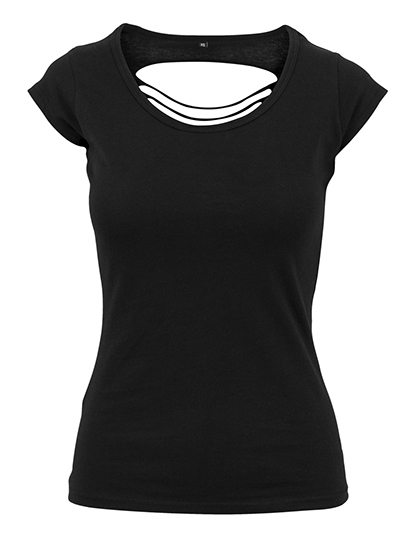 Build Your Brand Ladies´ Back Cut Tee Build Your Brand Ladies´ Back Cut Tee