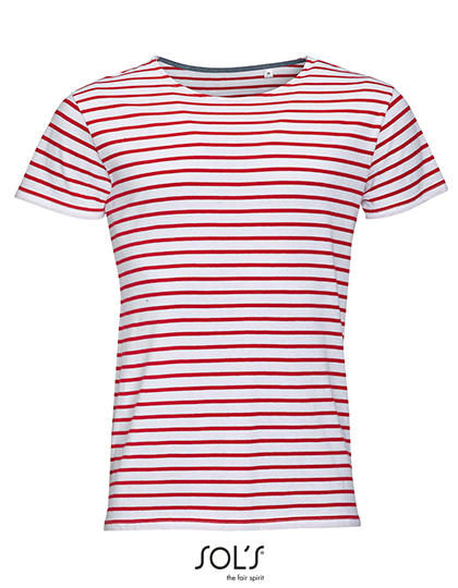 SOL´S Men´s Round Neck Striped T-Shirt Miles