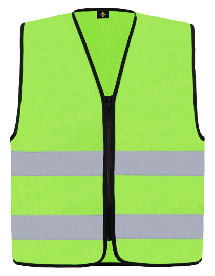 Korntex Hi-Vis Safety Vest Cologne With Front Zipper