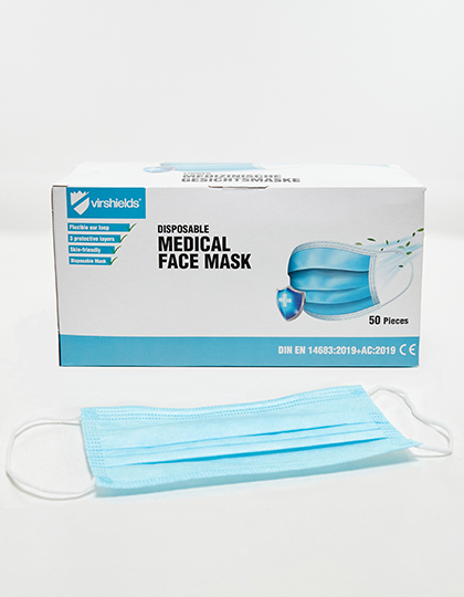 Virshields® Medical Face Mask Typ IIR (Pack of 50)