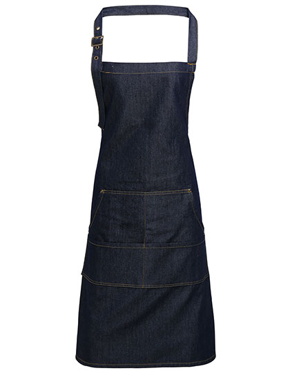 Premier Workwear Jeans Stitch Denim Bib Apron