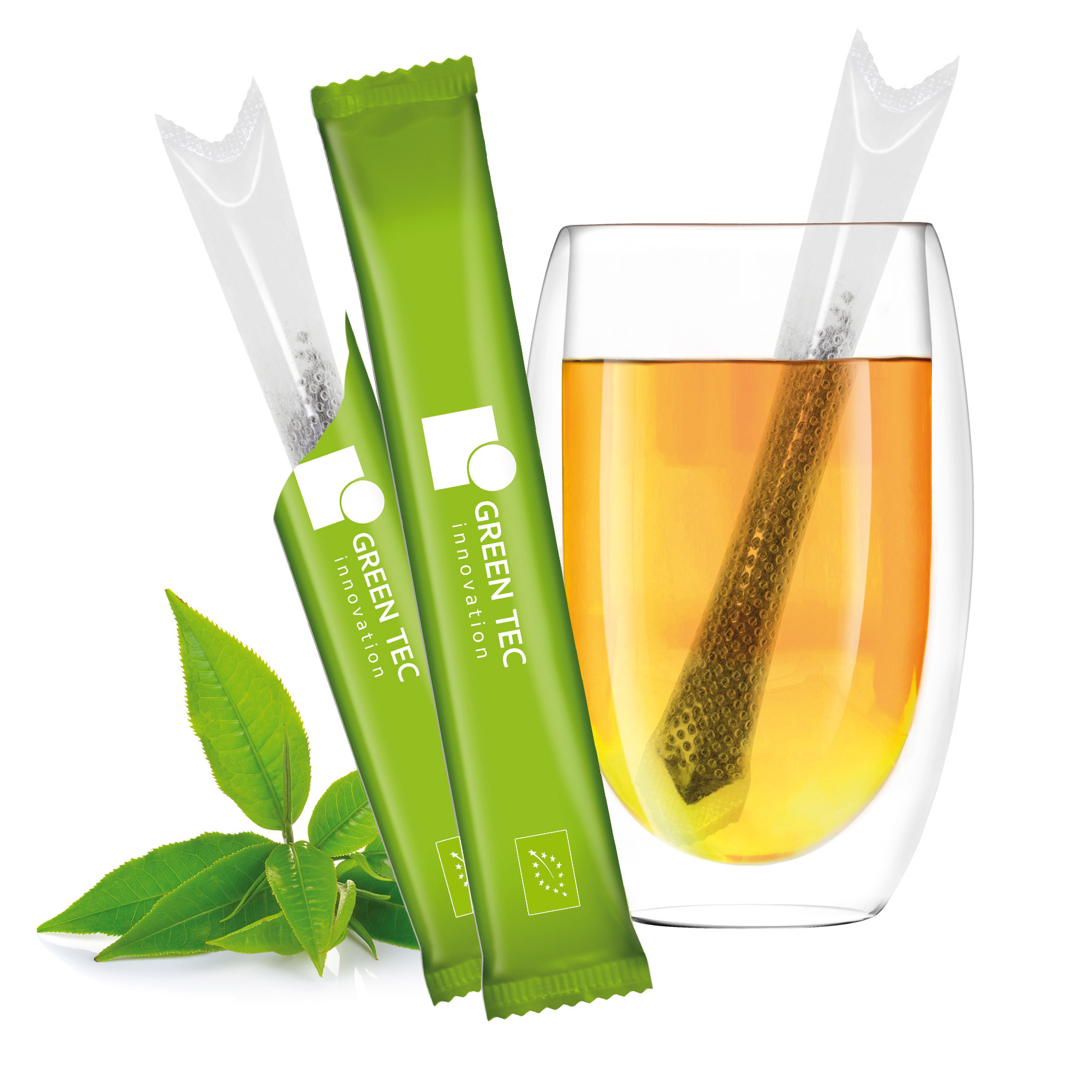 Bio TeaStick - Grüner Tee Ingwer Zitrone - Individual Design