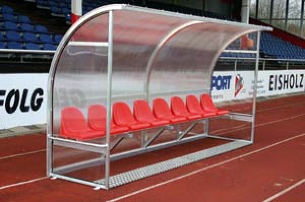 Spielerkabine Champion vollverschweißt Spielerkabine Champion vollverschweißt