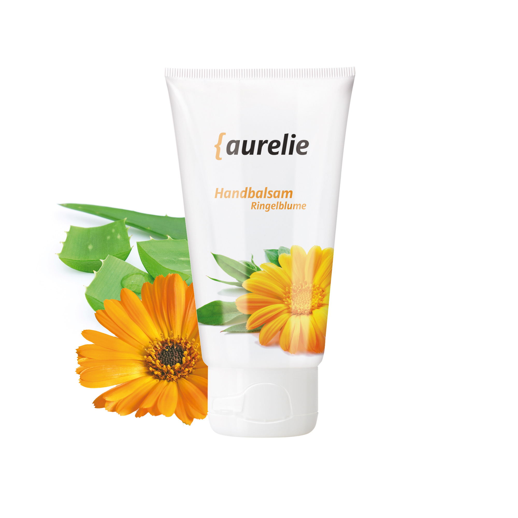 50 ml Tube mit Klappdeckel. weiß - Handbalsam Ringelblume - Aloe Vera - RealityPrint 50 ml Tube mit Klappdeckel. weiß - Handbalsam Ringelblume - Aloe Vera - RealityPrint