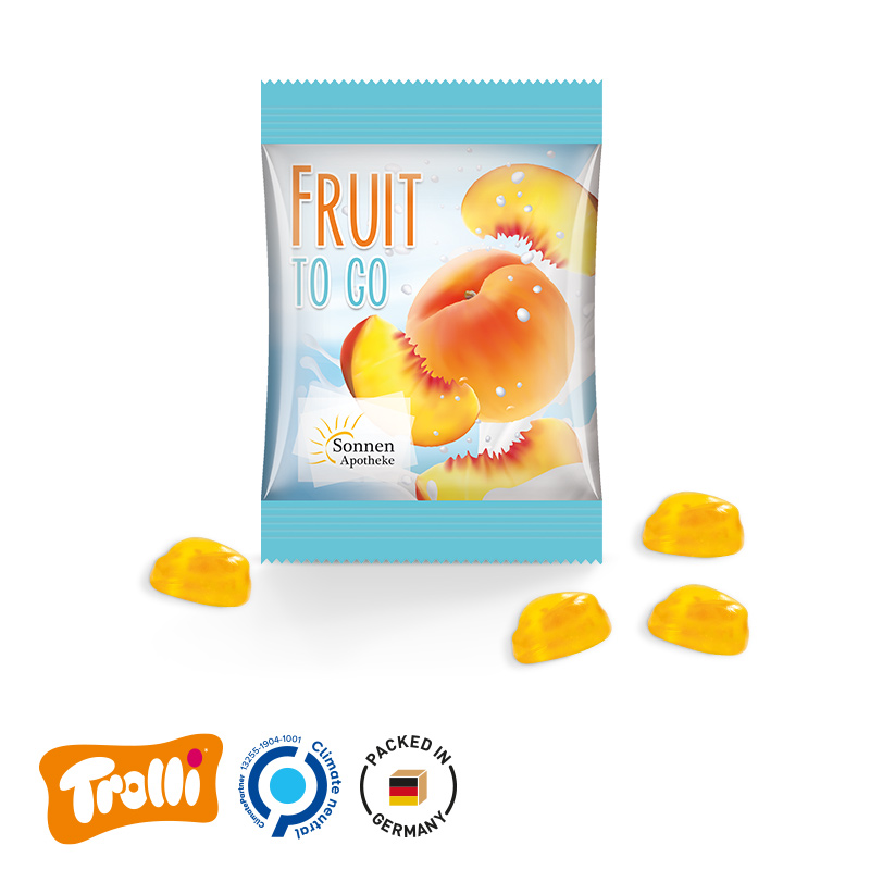 Minitüte 15 g Folie weiß Trolli Vitamin Fruchtgummi Minitüte 15 g Folie weiß Trolli Vitamin Fruchtgummi