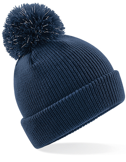 Beechfield Junior Reflective Bobble Beanie Beechfield Junior Reflective Bobble Beanie