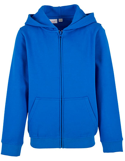 Build Your Brand Kids´ Organic Basic Zip Hoody