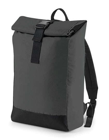 BagBase Reflective Roll-Top Backpack BagBase Reflective Roll-Top Backpack