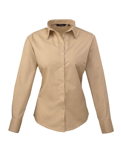 Premier Workwear Women´s Poplin Long Sleeve Blouse Premier Workwear Women´s Poplin Long Sleeve Blouse