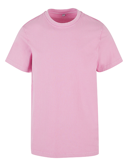 Build Your Brand Acid Washed Round Neck Tee