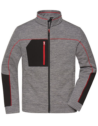 James&Nicholson Men´s Structure Fleece Jacket James&Nicholson Men´s Structure Fleece Jacket