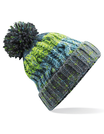 Beechfield Corkscrew Pom Pom Beanie Beechfield Corkscrew Pom Pom Beanie