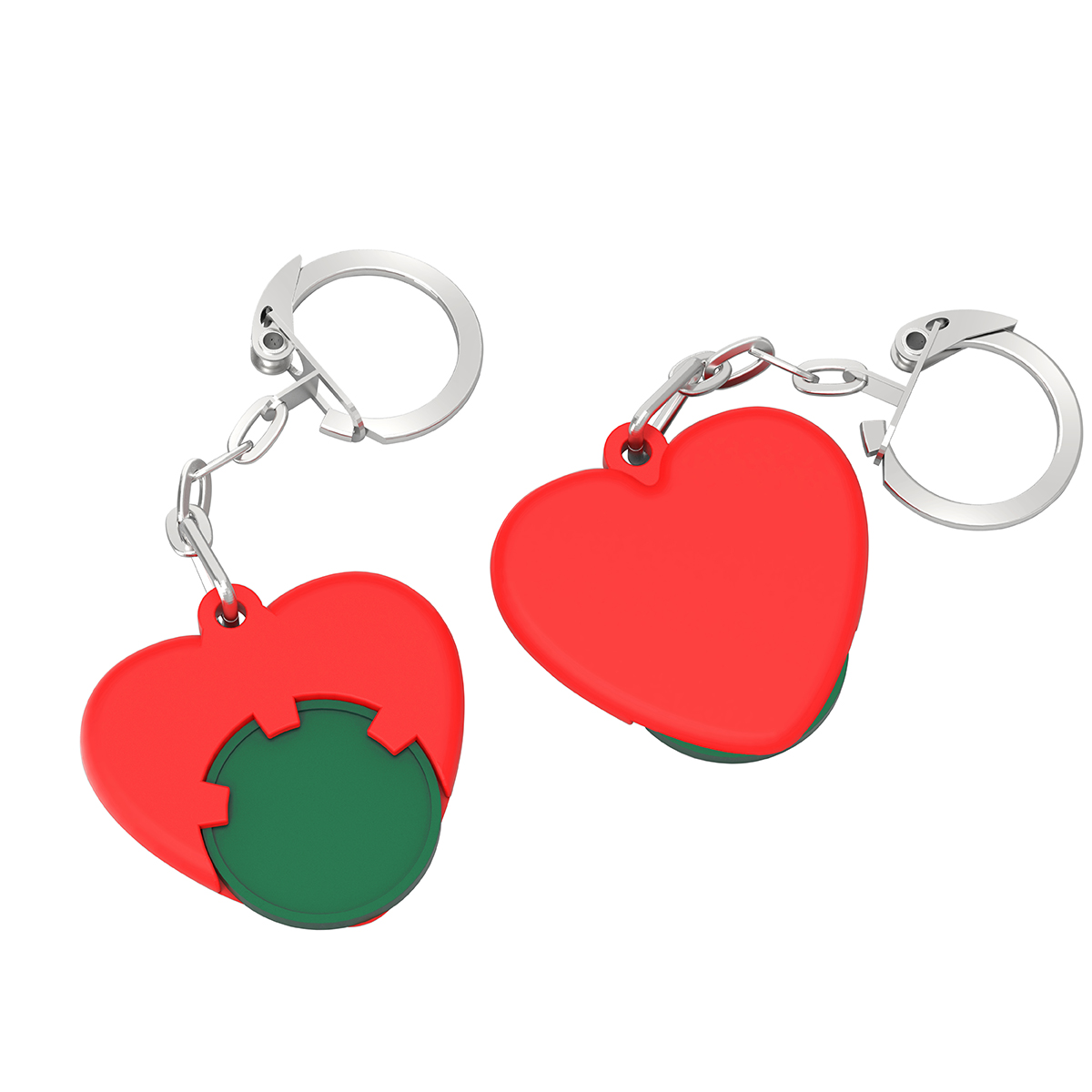 Chiphalter mit 1€-Chip Herz