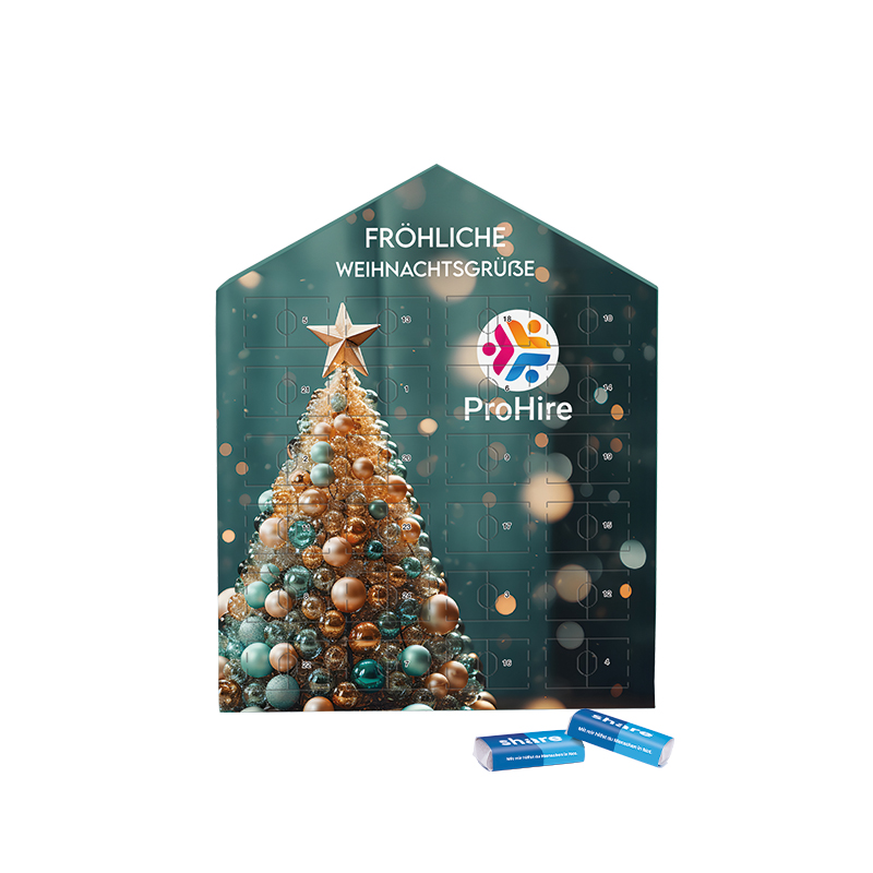 Täfelchen Adventskalender Haus share Napolitain Täfelchen Adventskalender Haus share Napolitain