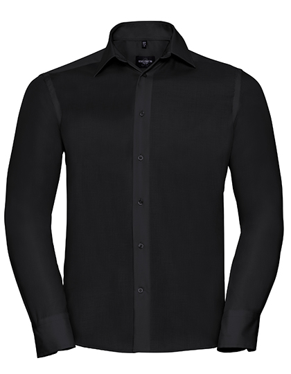Russell Collection Men´s Long Sleeve Tailored Ultimate Non-Iron Shirt