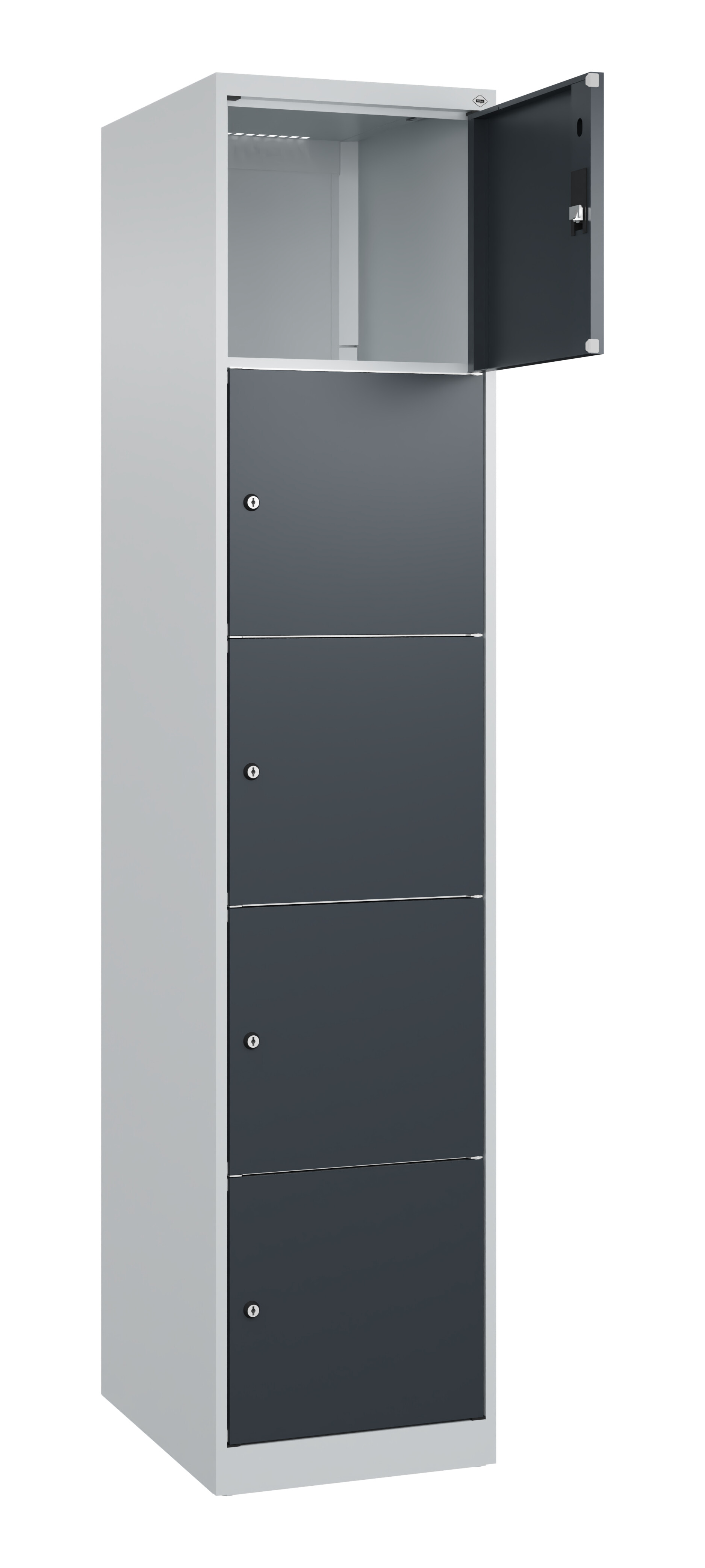 Schließfachschrank Classic Plus, 5 Fächer, 1850x400x500mm Schließfachschrank Classic Plus, 5 Fächer, 1850x400x500mm