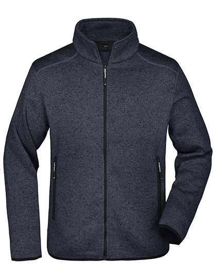 James&Nicholson Men´s Knitted Fleece Jacket James&Nicholson Men´s Knitted Fleece Jacket