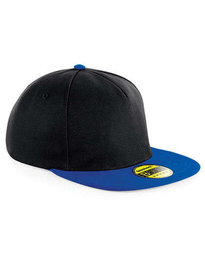 Beechfield Original Flat Peak Snapback Cap Beechfield Original Flat Peak Snapback Cap