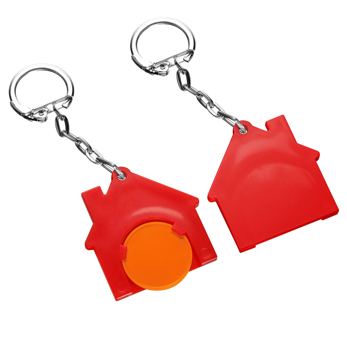 Chiphalter mit 1€-Chip Haus Chiphalter mit 1€-Chip Haus