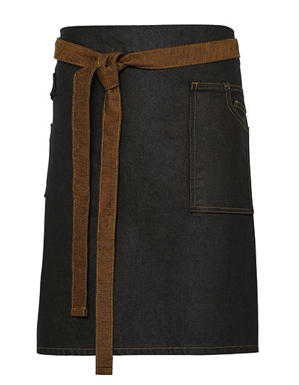 Premier Workwear Division Waxed Look Denim Waist Apron Premier Workwear Division Waxed Look Denim Waist Apron