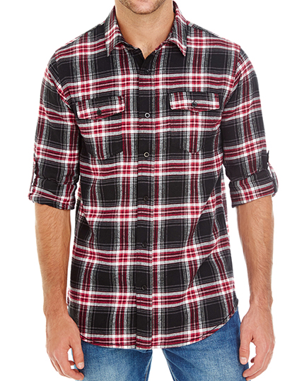 Burnside Woven Plaid Flannel Shirt Burnside Woven Plaid Flannel Shirt