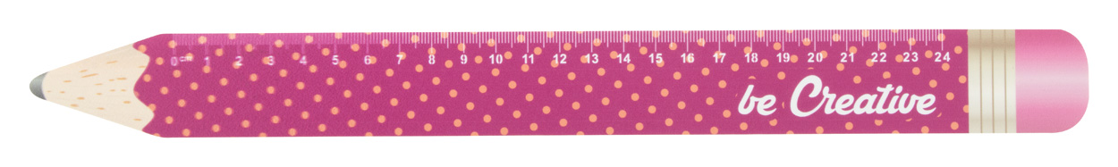 24 cm Lineal, Bleistift Sharpy 24