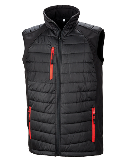 Result Genuine Recycled Recycled Compass Padded Softshell Gilet Result Genuine Recycled Recycled Compass Padded Softshell Gilet